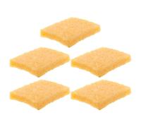 NUOBESTY 5 Pièces Nettoyant pour Ruban Adhésif de Skateboard en Caoutchouc Jaune, Bloc de Nettoyage Pratique pour Grip Tape, Accessoire D'extérieur pour Skateboard et Longboard
