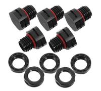 NUOBESTY 5 Pièces Vis de Ventilation Ip68 M12x1, 5 pour Boîtiers | Nylon Noir, Égalisation de Pression 0, 5 Kpa, Remplacement Facile, Unités de Commande Véhicule