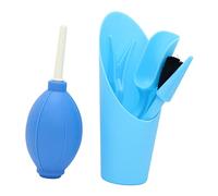 NUOBESTY 6 pièces Kit de Jardinage Bleu pour Débutants Outils Robustes pour Plantation Plantes Grasses Transplantation Semis et Désherbage Mini Truelle et Seau Ergonomiques Compact et