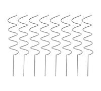 NUOBESTY 8 Pièces Tuteur à Plantes Spiralé en Fer, Piquet de Support pour Plantes en Pot, pour Rosier Chinois et Dendrobium Officinale, Intérieur et Extérieur