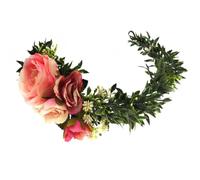 NUOBESTY Accessoire Cheveux Femme Élégant Bandeau à Fleurs en Tissu Décoration Rose Simulation pour Mariage et Séance Photo 1pc pour Mariée et Demoiselle D'honneur
