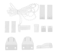 NUOBESTY Accessoires pour Stores Enrouleurs Fixation sans Perçage Kit 9 Pièces Chaînette de Commande pour Store Occultant Compatible Fenêtres Intérieures