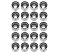 NUOBESTY Adaptateur de Douille Design Gain de Place Lot de 20 Pièces pour Lampe E27 vers E14 en Fer Argenté et Installation Simple Maison Chambre