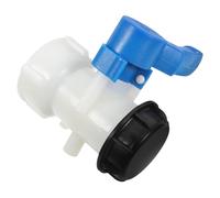 NUOBESTY Adaptateur Vanne Papillon Dn40 pour Réservoir Ibc 1000 Litres en Pe Interface 62mm pour Contrôle Précis du Débit Récipients de Stockage Liquide Couleur Aléatoire