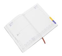 NUOBESTY Agenda Académique 2026 Journalier et Mensuel en Papier Pu, Planificateur Hebdomadaire Non Daté pour École et Bureau, Supporte Emploi du Temps Détaillé