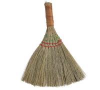 NUOBESTY Balai de Paille Tissé Main Compact en Miscanthus pour Nettoyage de Bureau et Sols, Balai de Nettoyage Pratique pour Usage Intérieur et Extérieur