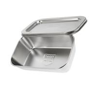 NUOBESTY Beurrier Inox Avec Couvercle Boîte À Beurre Hermétique Inox Pour Frigo Boîte De Rangement Au Beurre Pour Conserver La Fraîcheur 17.50 X 11.00 X 4.50 cm