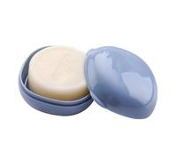 NUOBESTY Boîte à savon ronde portable avec couvercle étanche pour voyage, douche, salle de sport, plat auto-drainant 7,50 x 7,50 x 4,50 cm