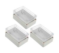 NUOBESTY Boîtier d'alarme extérieur transparent ABS AS avec couvercle articulé 3 pièces, résistant aux UV, pour modules de sécurité en zones de surveillance résidentielle