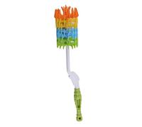 NUOBESTY Brosse De Nettoyage Pour Biberon Silicone Texturée Pratique Pour Nettoyer Les Parois Intérieures Fonds Profonds Des Bouteilles Avec Poignée Fixation