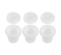 NUOBESTY Cache-Trou pour Parasol de Table de Patio en Silicone Blanc | Adaptateur pour Trou de Parasol de Terrasse, Stabilise le Mât, Usage Extérieur Jardin Patios