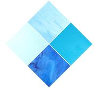 NUOBESTY Carreaux de Mosaïque en Verre Coloré pour Loisirs Créatifs, Matériaux Pratiques et Frais, Faciles à Utiliser Joint Prémélangé pour Anniversaire ou Shower