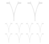 NUOBESTY Clips de Piscine en Plastique Beige pour Pince à Brosse de Piscine V 10 Pièces Faciles à Installer pour Entretien Compatibles Brosse Outils de Nettoyage et Sandales Femme