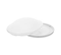 NUOBESTY Couvercle de Plafonnier Rond en PC Fer, Dôme 26cm Blanc | Remplacement à Fixation Rapide, Finition Mate Dépoli, Éclairage Confortable, pour Chambre et Maison