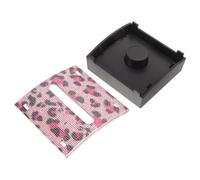 NUOBESTY Distributeur de Notes en Plastique à Strass, Boîte Rectangulaire | Compartiments Multiples, Maintien des Feuilles à Plat, Format Gain de Place pour Bureau, Étudiants et Professionnels