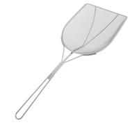 NUOBESTY Écumoire en Acier Inoxydable pour Camping, Ustensile Cuisine Léger et Portable, Filtre à Mailles Fines pour Retirer Les Résidus de Graisse Lors Cuisson en Plein Air