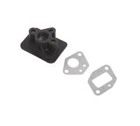 NUOBESTY Entretoise pour petit moteur Joint moteur Plaque d'adaptation en plastique noir résistant au carburant pour tondeuse à gazon et quad, réparation de collecteur d'admission