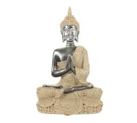 NUOBESTY Figurine de Bouddha Assis en Résine pour Aquarium, Style Or | Décoration D’aquarium, Cachette pour Poissons, Ornement Robuste