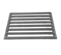 NUOBESTY Grille Rectangulaire Rétention de Chaleur et Entretien Facile en Fonte Noire Accessoire pour Cheminée et Cuisson au Charbon pour Barbecue Extérieur