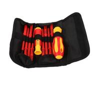 NUOBESTY Jeu De Tournevis Isolés Pour Électricien Outils D'Électricien Pour Réparations Domestiques Et Maintenance Électrique Pochette De Transport Pratique 10.24 X 7.09 X 0.20 in