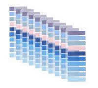 NUOBESTY Lot de 10 Blocs de Languettes Adhésives Transparentes en Pet, Étiquettes Index Autocollantes Réutilisables, Résistantes à L'eau, pour Documents et Annotation de Manuels