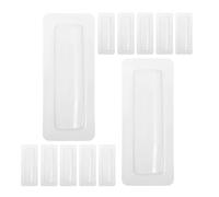 NUOBESTY Lot de 25 Porte-Cartes Transparents en Plastique Fenêtre pour à Lèvres Organiseur de Cartes de Paiement Compact et Léger Protection Pratique pour Cartes Bancaires Voyages