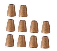 NUOBESTY Lot de 50 Embouts de Cordon en Bois, Arrêt Réglable pour Vêtements