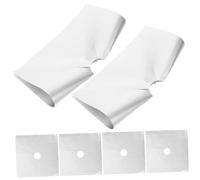 NUOBESTY Lot de 6 Protège Plaque de Cuisson à Gaz Réutilisables en Fibre de Verre Ptfe 27X27 CM Résistants à Chaleur Cuisine Maison et Restaurant