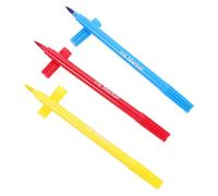 NUOBESTY Marqueurs Alimentaires à Double Pointe Stylos pour Décorer Biscuits et Glaçage Lot de 3 pour Pâtisserie en Plastique pour Boulangerie et Surfaces Lisses