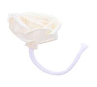 NUOBESTY Mini Diffuseur D'huiles Essentielles, Diffuseur de Parfum Floral Maison, Fleur Beige en Papier et Coton, Élimination des Odeurs, Facile à Utiliser, pour Maisons et Hôtels