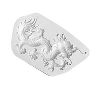 NUOBESTY Moule en forme de dragon - Moule en silicone - Moule à gâteau chinois - Moule à gâteau en résine - Moule de cuisson en silicone - Moule à pâtisserie - Moule à chocolat 3D