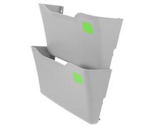 NUOBESTY Organiseur Mural Suspendu Support Multifonction Gain de Place en Plastique pour Dossiers A4 Étagère Murale pour Bureau et Magazines