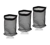NUOBESTY Paquet Filtre à Peluches Pour Sèche-linge Extérieur Nylon Résistant Noir, Accessoire Conduit Ventilation, Lot De 3 Paquet Pour Collecte Peluches, Remplacement Facile Pour Usage Domestique