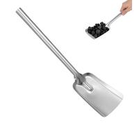 NUOBESTY Pelle à cendres pour cheminée - Manche de 40,6 cm - Pelle à charbon - Pelle à charbon - Outil à main - Pelle à jardinage