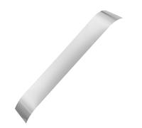 NUOBESTY Plaque de Poussée de Porte 1 Mètre en Acier Inoxydable Brossé Auto-adhésive Protection Complète Rayures pour Portes Commerciales et Bureaux