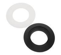 NUOBESTY Plaque de Remplacement pour Double Bouton de Chasse D'eau de Toilettes, en Plastique Noir, Prévention des Fuites et Fonctionnement Fluide, pour Rénovation de Salle de Bain