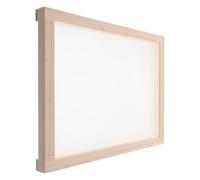 NUOBESTY Plateau Porte-Parfum en Bois Fait Main, séchoir à encens en Filet carré Beige, Portable et Stable, pour cône et Spirale, DIY aromathérapie, 15,75 x 11,6 po