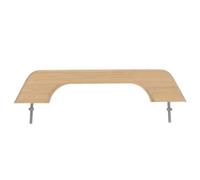 NUOBESTY Poignée en Bois de Teck Khaki Solide pour Armoire et Tiroir, Installation Simple, pour Yacht et Camping-accessoires Inclus