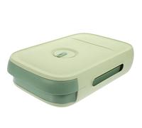 NUOBESTY Porte Œufs à Défilement Automatique Boîte de Rangement pour Œufs avec Capacité Organisateur Empilable pour Réfrigérateur Conteneur de Stockage Pratique Durable Vert