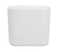 NUOBESTY Poubelle Design Moderne Simple 10l en Abs et Pp avec Couvercle à Pression Solide et Polyvalente Cuisine et Maison pour Tri des Déchets