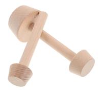 NUOBESTY Poussoir Tartelette en Bois Outil de Façonnage de Mini-tartelettes Moule à Tarte aux Œufs Double Face 2 Pièces Cuisine Maison