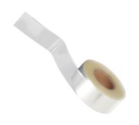 NUOBESTY Protège-étiquettes de 1 Rouleau Étiquettes Transparentes Autocollantes en PVC Étanches pour Protéger Codes-barres et Documents pour Bibliothèque de t Hôpitaux