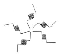 NUOBESTY Ressort de Charnière de Porte de Réfrigérateur Métallique 13-10-40 Petit Ressort de Torsion à Double Bras Kit de Réparation 5 Pièces Accessoire pour Fermeture Sécurisée
