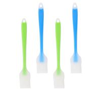 NUOBESTY Silicone Pinceau à Badigeonner 4 Pièces pour Barbecue | Poignée Ergonomique, Format Léger et Portable, Usage la Cuisine et Grillades, Articles Polyvalents