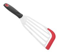 NUOBESTY Spatule Cuisine en Acier Inoxydable, Silicone, Résistante à | Retourneur Précis pour Poisson, Œufs et Crêpes, Facile à Nettoyer, Usage la Cuisine Professionnelle