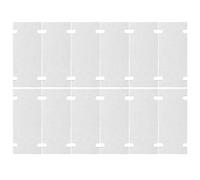 NUOBESTY Support Adhésif sans Perçage Lot de 12 Pièces Plastique Solide, Installation Facile et Rapide pour Sonnette Vidéo Ring pour Portes D'appartement et Carrelage