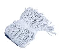 NUOBESTY Tête de Balai Réutilisable en Plastique et Tissu Serpillère Blanche Professionnelle pour Sols Durs pour Usage Industriel et Commercial