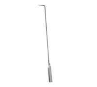 NUOBESTY Tisonnier en Acier Robuste pour Cheminée et Foyer Intérieur/Extérieur Outil Portable de Cuisson et Feu de Camp Crochet Unique Léger Camping Randonnée et Pique-Niques