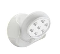 NUOBESTY Veilleuse LED de Mouvement Intérieur, Applique Murale Abs, Rotation Base 360° et Tête 180°, pour Porches et Piscines
