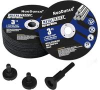 NuoDunco Disque à Tronçonner 75 Métal INOX Acier Fer, 75 X 1,0 mm Disque de Coupe 25 Pièces, Disque Découper pour Meuleuse d'Angle (25 pièces + 1 mandrins)
